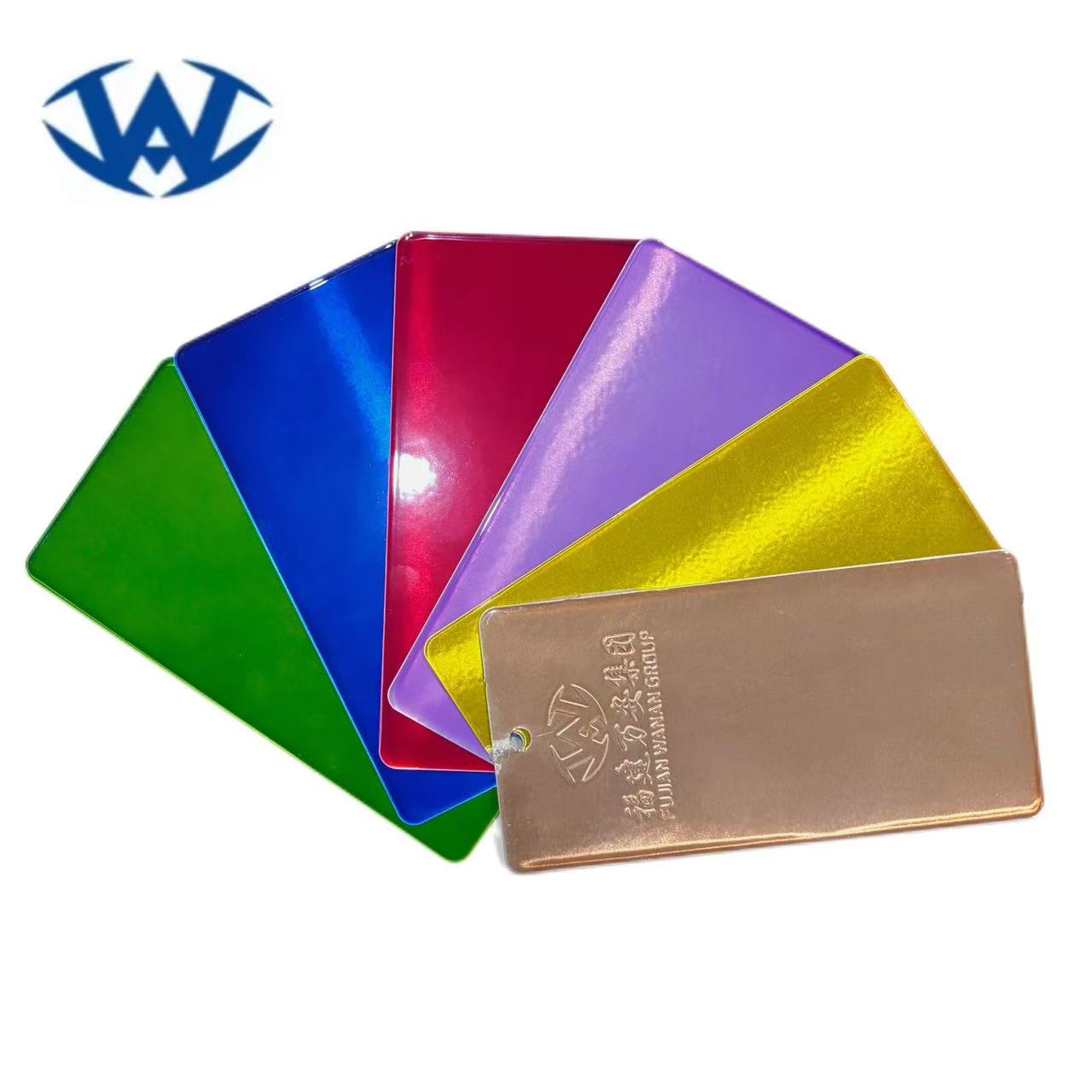 Candy powder coating